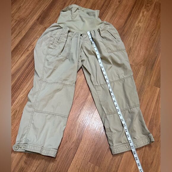 Motherhood Maternity capris pants - tan - size XL - Picture 6 of 7
